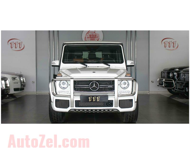 MERCEDES-BENZ G63 AMG- 2016- WHITE- 92 732 KM- GCC SPECS