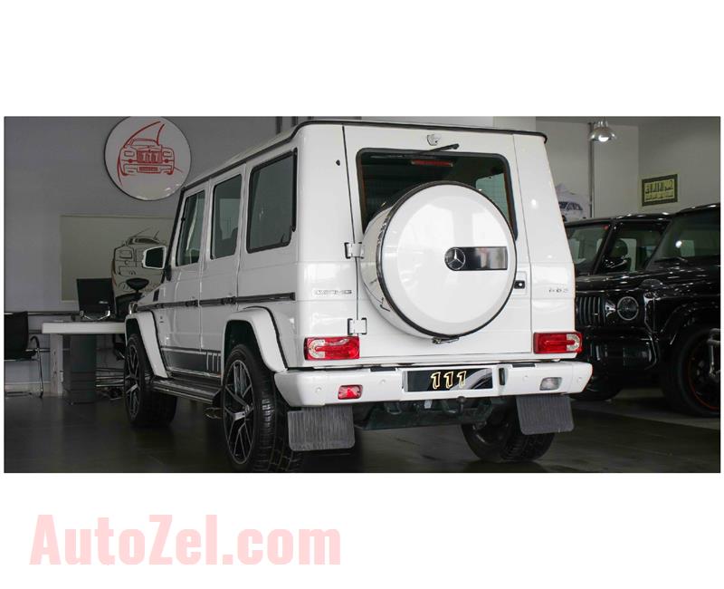 MERCEDES-BENZ G63 AMG- 2016- WHITE- 92 732 KM- GCC SPECS