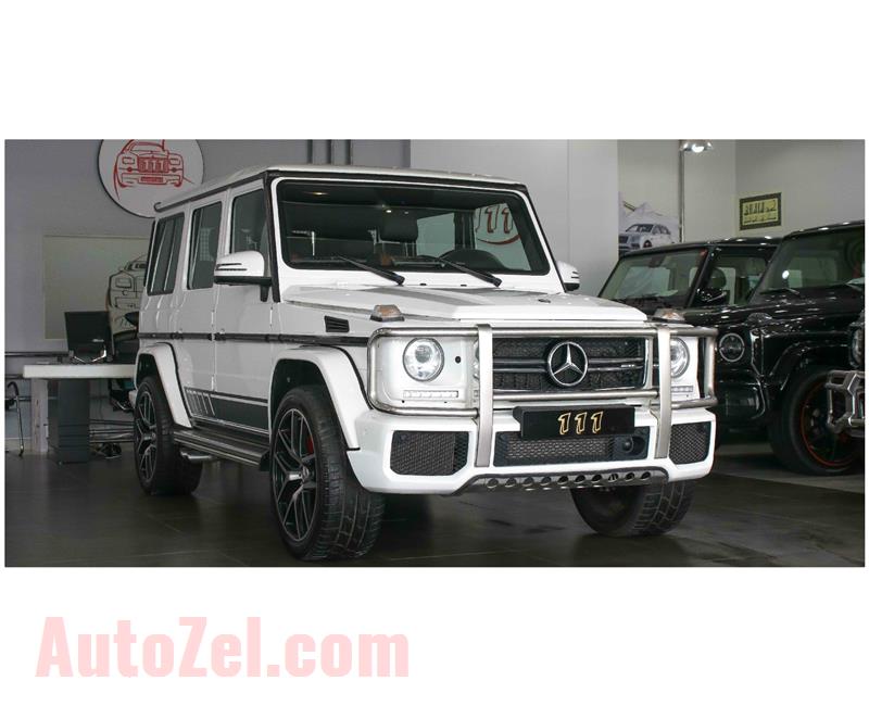 MERCEDES-BENZ G63 AMG- 2016- WHITE- 92 732 KM- GCC SPECS