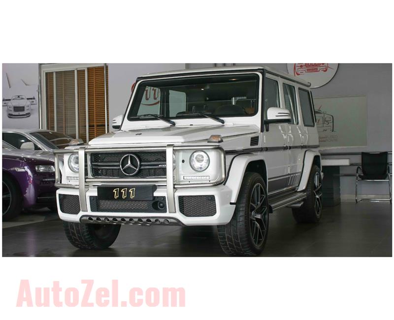 MERCEDES-BENZ G63 AMG- 2016- WHITE- 92 732 KM- GCC SPECS