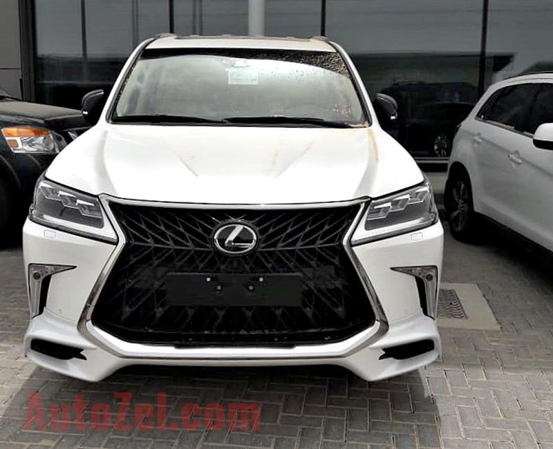 LEXUS LX570 S MODEL 2019 - WHITE - ZERO KM - V8 - GCC 