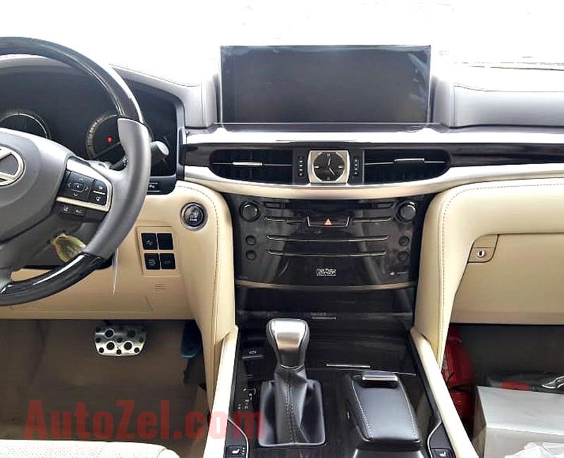 LEXUS LX570 S MODEL 2019 - WHITE - ZERO KM - V8 - GCC 