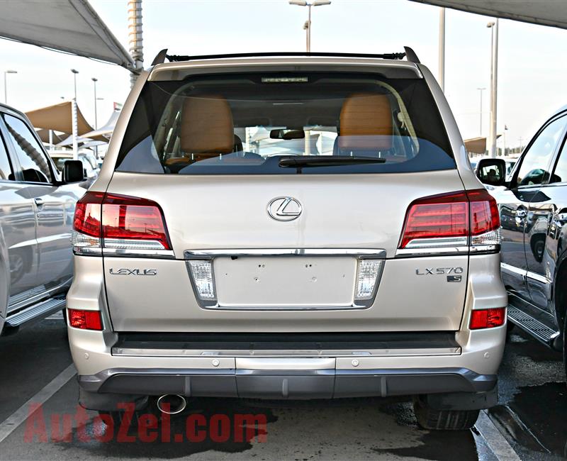 LEXUS LX570 MODEL 2013 - GOLD - 154000 KM - V8 - GCC 