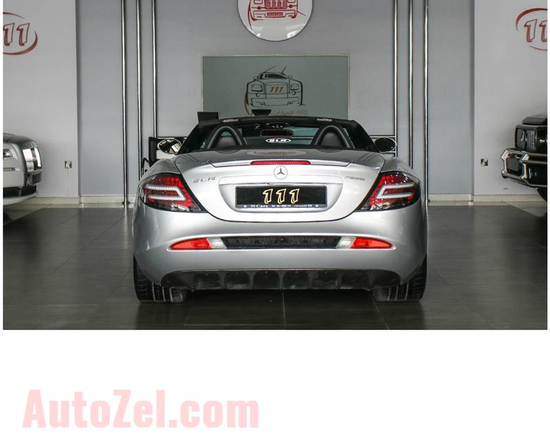 MERCEDES-BENZ SLR MCLAREN ROADSTER- 2008- GREY/SILVER- 45 000 KM- SPECS: IMPORT