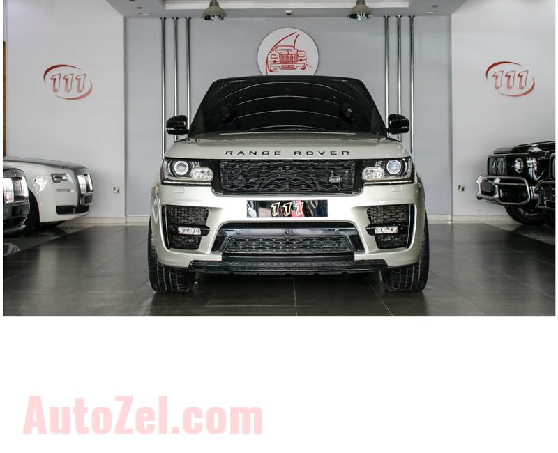 RANGE ROVER SV AUTOBIOGRAPHY- 2014- GREY/SILVER- 99 500 KM- GCC