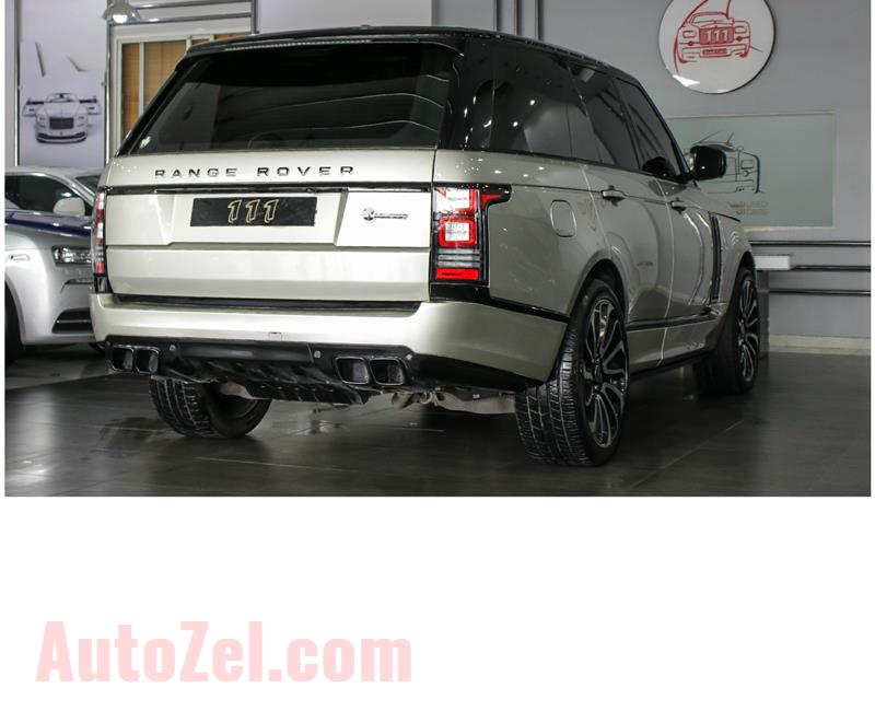 RANGE ROVER SV AUTOBIOGRAPHY- 2014- GREY/SILVER- 99 500 KM- GCC