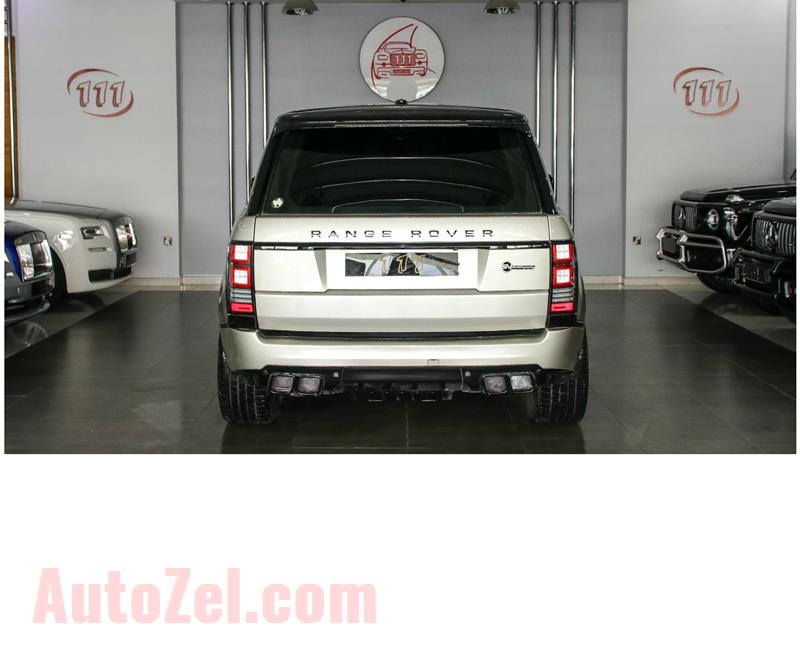 RANGE ROVER SV AUTOBIOGRAPHY- 2014- GREY/SILVER- 99 500 KM- GCC