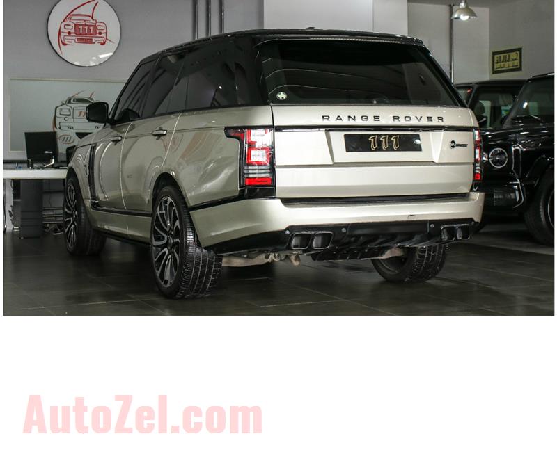 RANGE ROVER SV AUTOBIOGRAPHY- 2014- GREY/SILVER- 99 500 KM- GCC