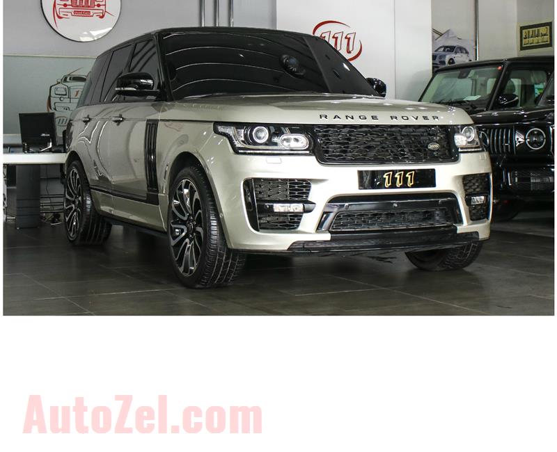 RANGE ROVER SV AUTOBIOGRAPHY- 2014- GREY/SILVER- 99 500 KM- GCC