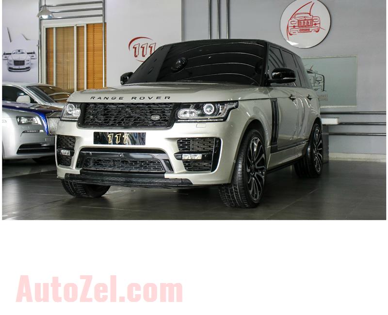 RANGE ROVER SV AUTOBIOGRAPHY- 2014- GREY/SILVER- 99 500 KM- GCC