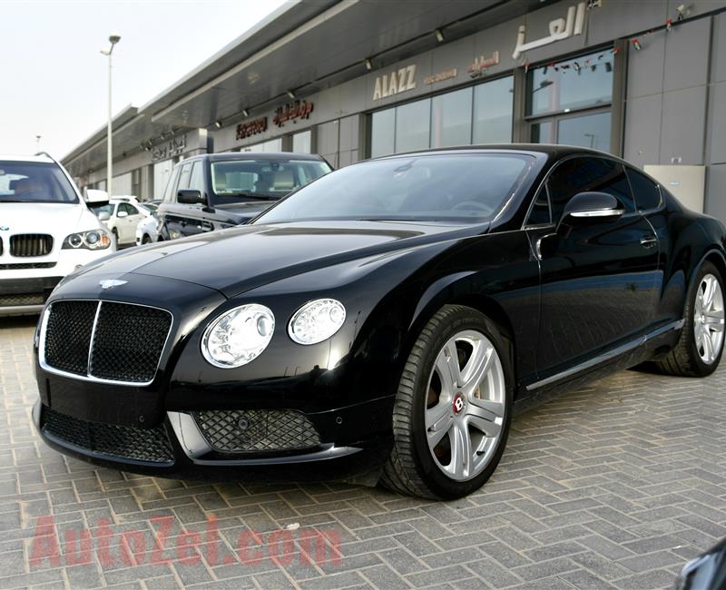 BENTLEY CONTINENTAL GT- 2014- BLACK- 55 000 KM- GCC