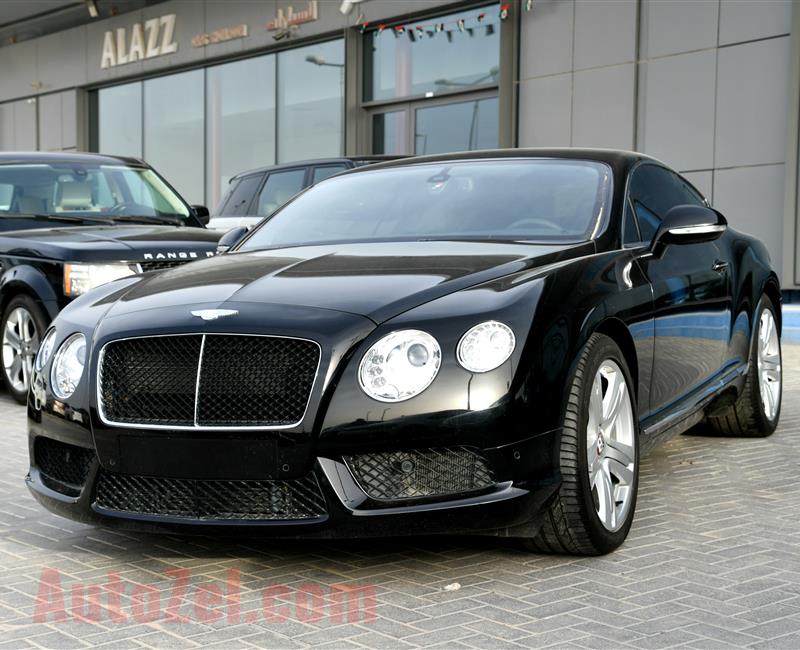 BENTLEY CONTINENTAL GT- 2014- BLACK- 55 000 KM- GCC