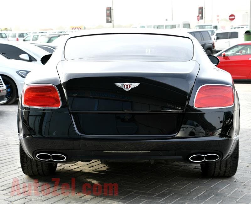 BENTLEY CONTINENTAL GT- 2014- BLACK- 55 000 KM- GCC