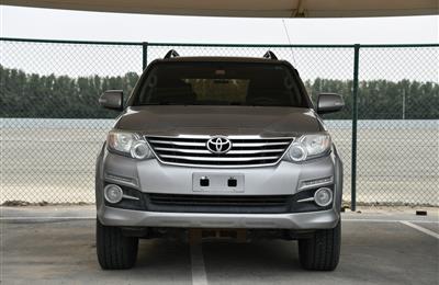 TOYOTA FORTUNER GXR 4.0 V6- 2015- GRAY- 158 000 KM- GCC...