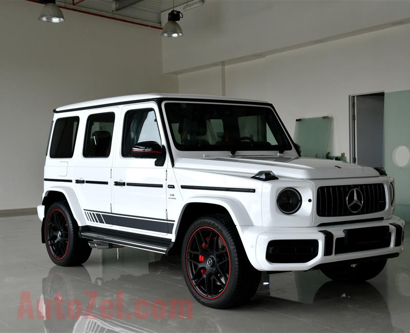 MERCEDES-BENZ G63- 2019- WHITE- 4 000 KM- GCC