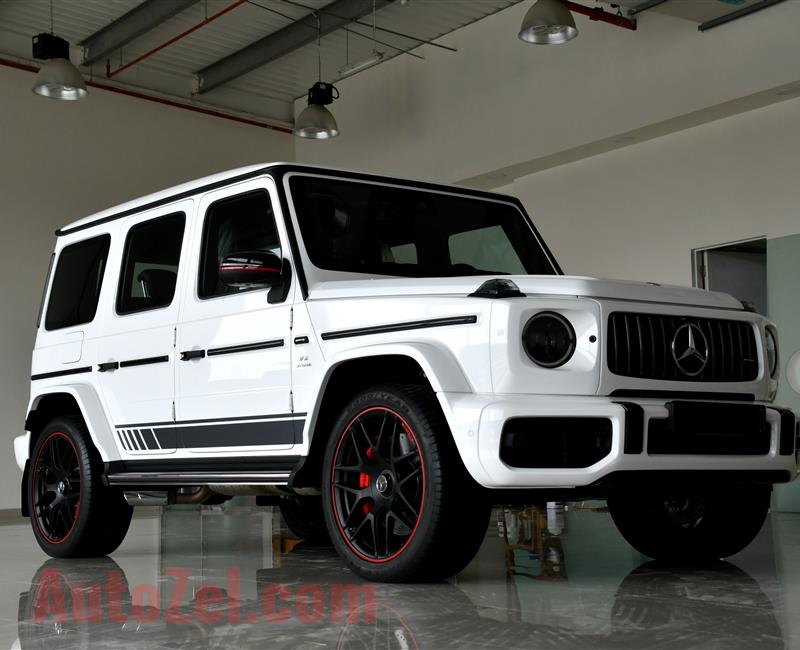 MERCEDES-BENZ G63- 2019- WHITE- 4 000 KM- GCC