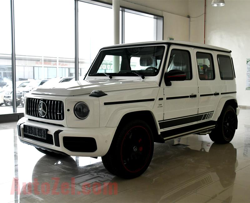 MERCEDES-BENZ G63- 2019- WHITE- 4 000 KM- GCC