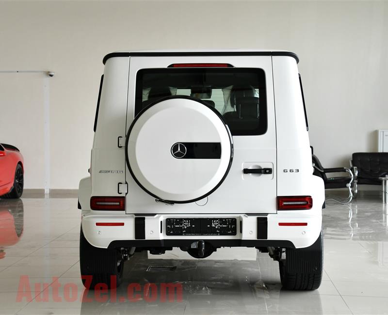 MERCEDES-BENZ G63- 2019- WHITE- 4 000 KM- GCC