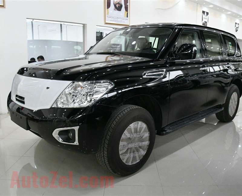 NISSAN PATROL EX MODEL 2019 - BLACK - ZERO KM -  V6 - GCC 