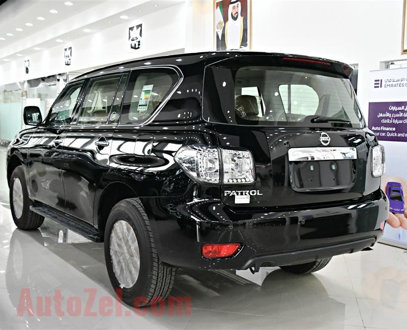 NISSAN PATROL EX MODEL 2019 - BLACK - ZERO KM -  V6 - GCC 