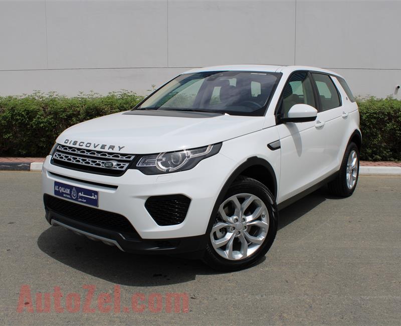 LAND ROVER DISCOVERY- 2019- WHITE- GCC SPECS