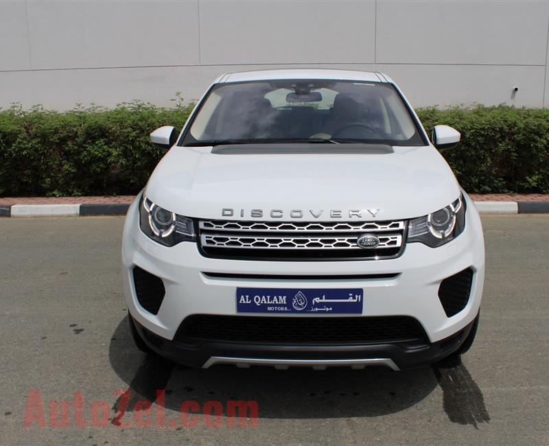LAND ROVER DISCOVERY- 2019- WHITE- GCC SPECS