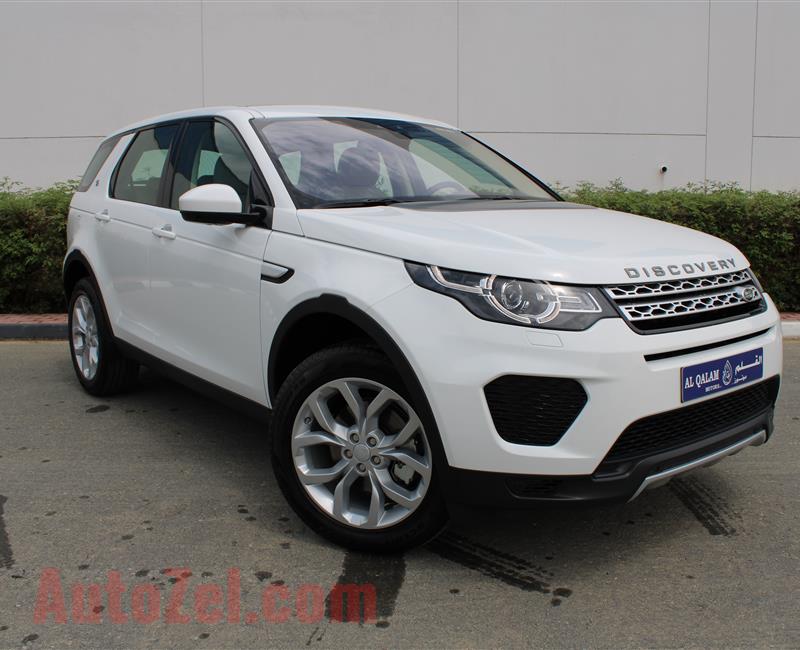 LAND ROVER DISCOVERY- 2019- WHITE- GCC SPECS