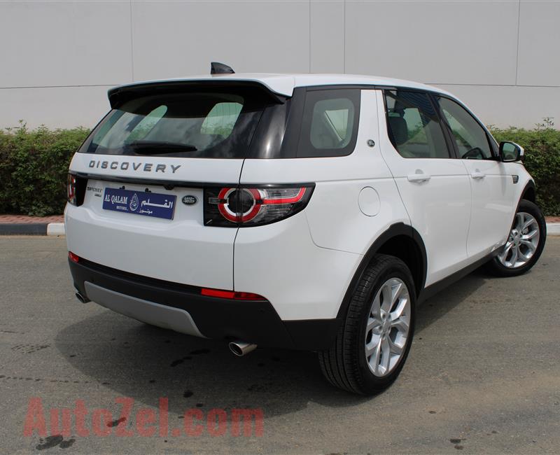 LAND ROVER DISCOVERY- 2019- WHITE- GCC SPECS