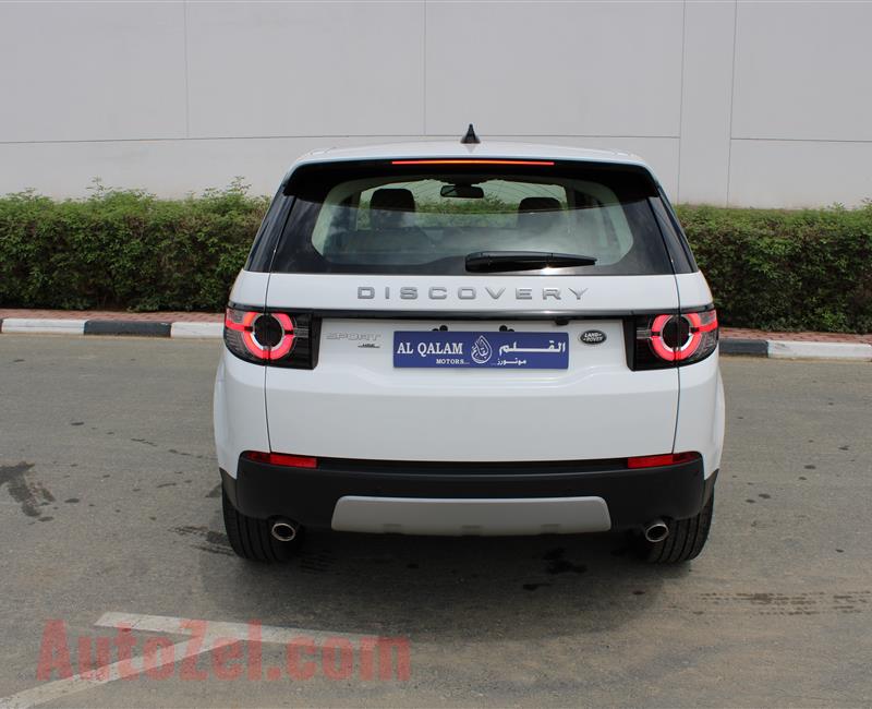 LAND ROVER DISCOVERY- 2019- WHITE- GCC SPECS