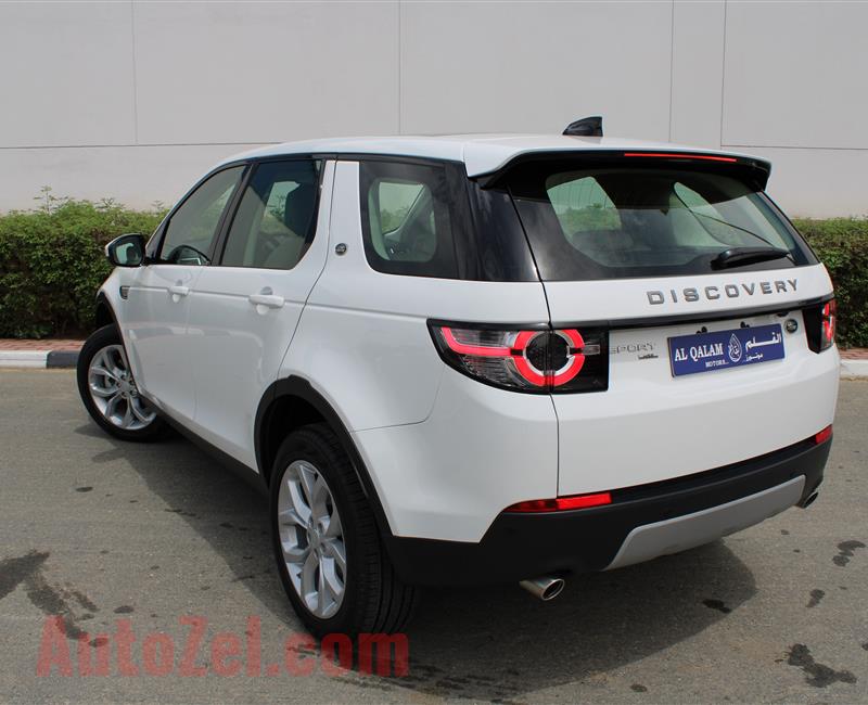 LAND ROVER DISCOVERY- 2019- WHITE- GCC SPECS