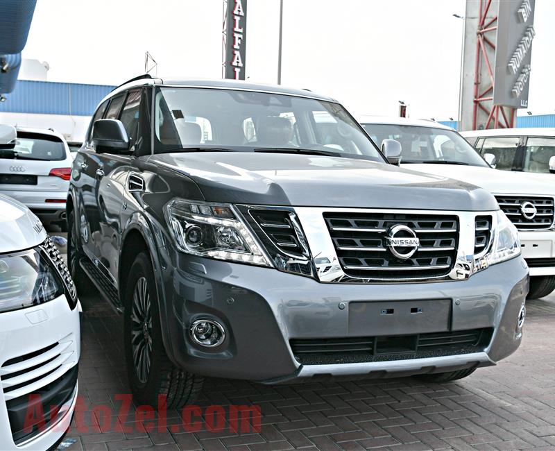 NISSAN PATROL LE PLATINUM- 2019- GREY - ZERO KM - V8 - GCC 