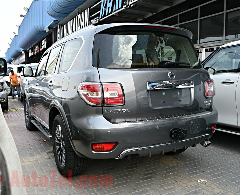 NISSAN PATROL LE PLATINUM- 2019- GREY - ZERO KM - V8 - GCC 