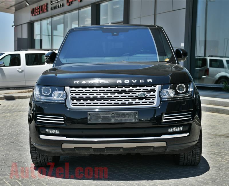 RANGE ROVER HSE, V8- 2016- BLACK- 29 000 KM- GCC