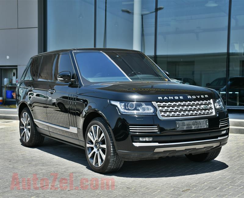 RANGE ROVER HSE, V8- 2016- BLACK- 29 000 KM- GCC