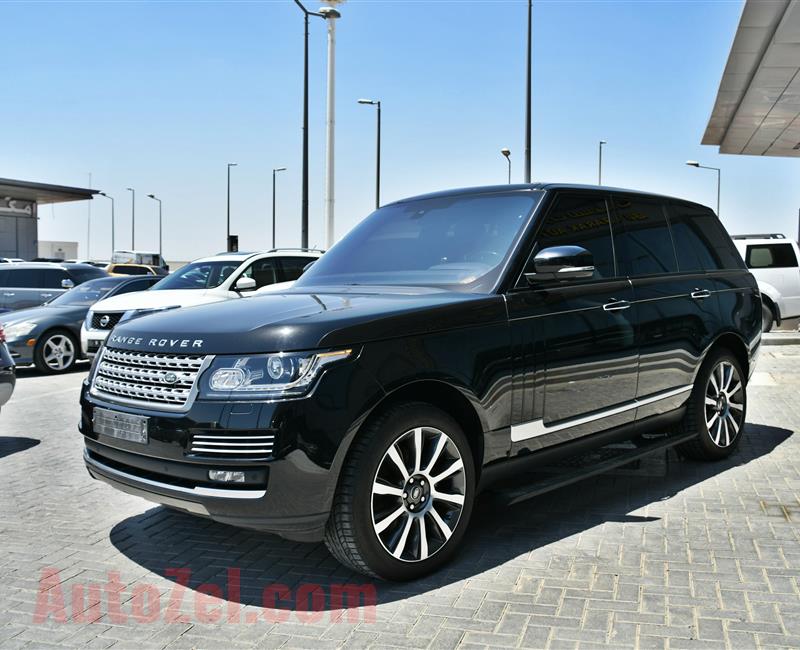 RANGE ROVER HSE, V8- 2016- BLACK- 29 000 KM- GCC