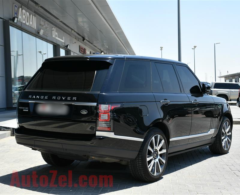 RANGE ROVER HSE, V8- 2016- BLACK- 29 000 KM- GCC