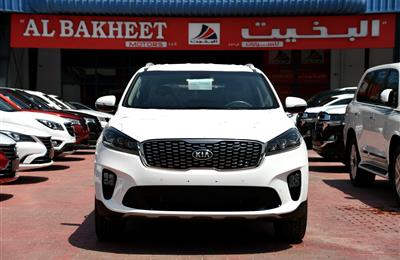 BRAND NEW KIA SORENTO, V6- 2019- WHITE- 0 KM- GCC- EXPORTS...