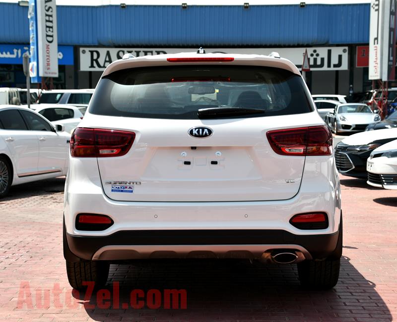 BRAND NEW KIA SORENTO, V6- 2019- WHITE- 0 KM- GCC- EXPORTS ONLY!