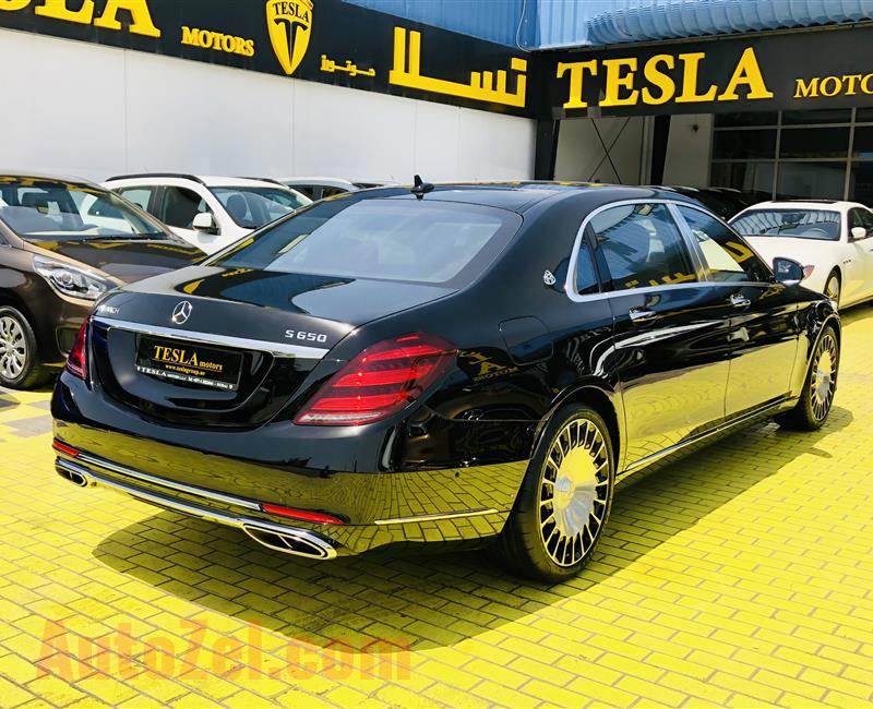 //GCC/// MAYBACH / S650 / V12 / 6.5L / 2018 / 5 YEARS DEALER WARRANTY / FSH / ONLY 11478 DHS MONTHLY
