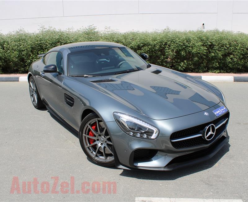 MERCEDES-BENZ AMG GTS- 2016- GRAY- 37 000 KM- GCC SPECS