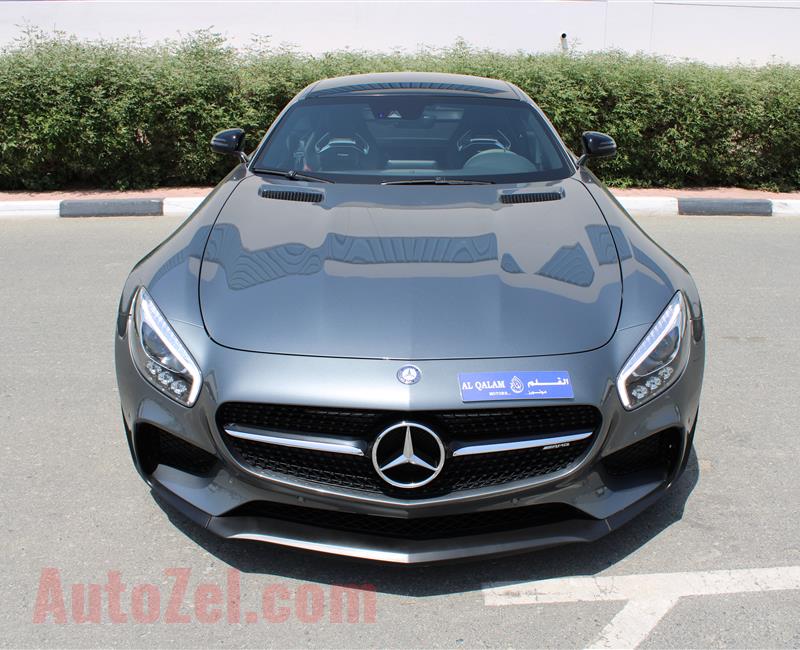 MERCEDES-BENZ AMG GTS- 2016- GRAY- 37 000 KM- GCC SPECS