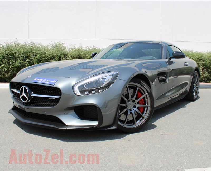 MERCEDES-BENZ AMG GTS- 2016- GRAY- 37 000 KM- GCC SPECS