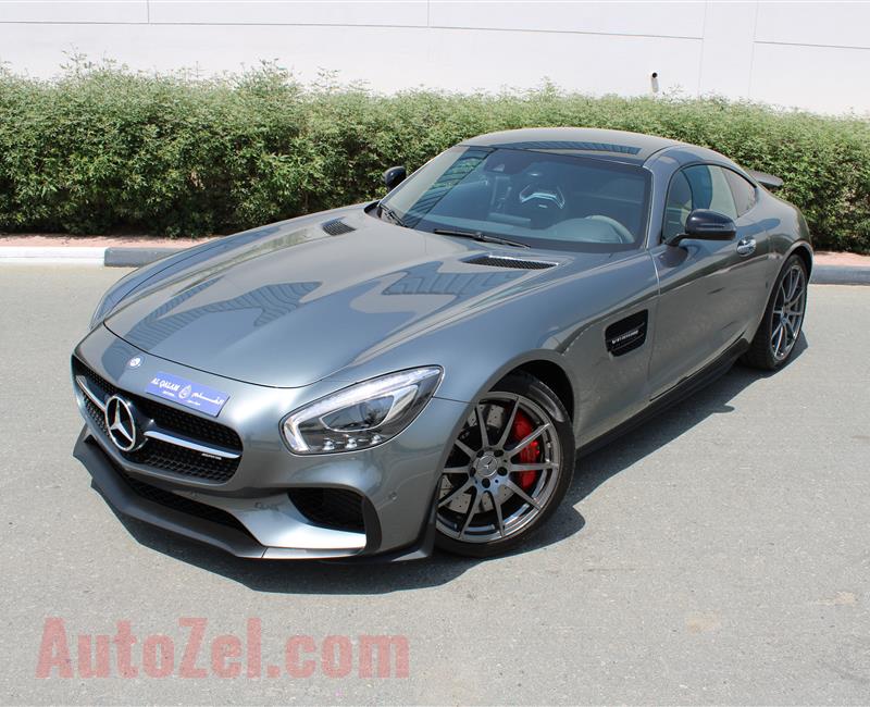 MERCEDES-BENZ AMG GTS- 2016- GRAY- 37 000 KM- GCC SPECS