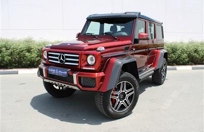 MERCEDES-BENZ G500 4X4- 2017- RED- 5 000 KM- GCC SPECS