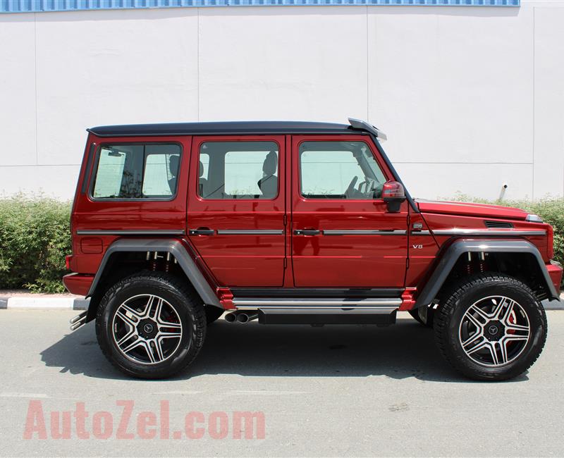 MERCEDES-BENZ G500 4X4- 2017- RED- 5 000 KM- GCC SPECS