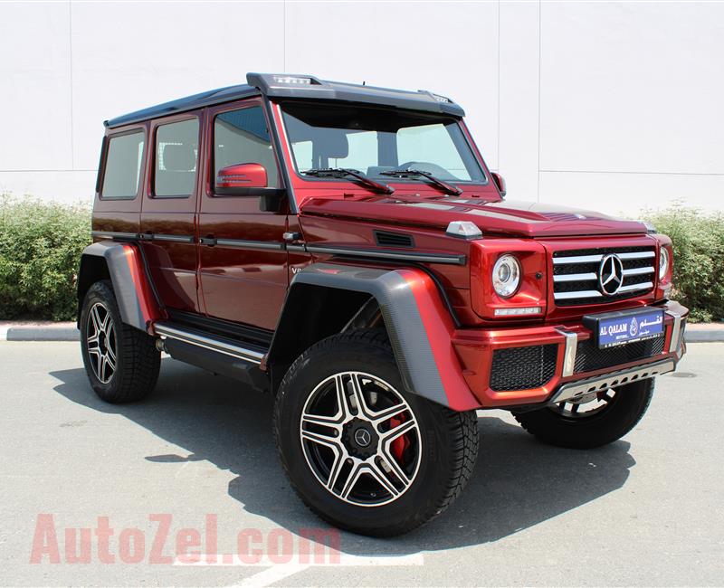 MERCEDES-BENZ G500 4X4- 2017- RED- 5 000 KM- GCC SPECS