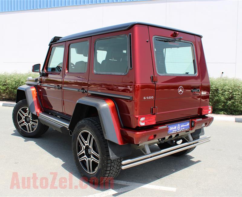 MERCEDES-BENZ G500 4X4- 2017- RED- 5 000 KM- GCC SPECS