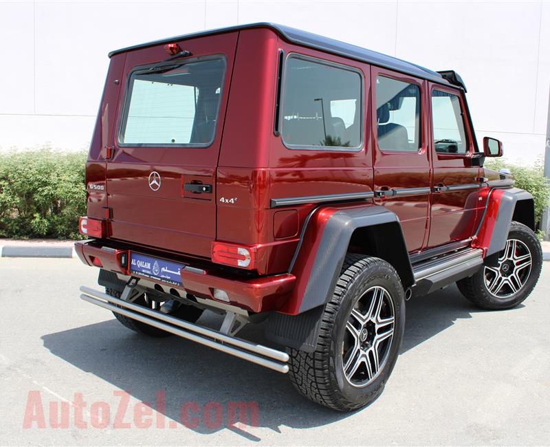 MERCEDES-BENZ G500 4X4- 2017- RED- 5 000 KM- GCC SPECS