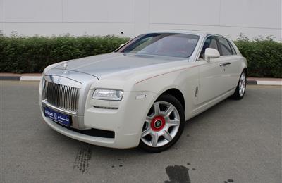 ROLLS ROYCE GHOST- 2014- WHITE- 77 000 KM- GCC SPECS