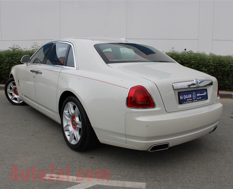 ROLLS ROYCE GHOST- 2014- WHITE- 77 000 KM- GCC SPECS